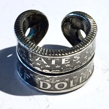 【SOLD OUT！】リングサイズ＃6.5号～ペンダントにも使える～ケネディコインリング［DOWNTON DIVISION］