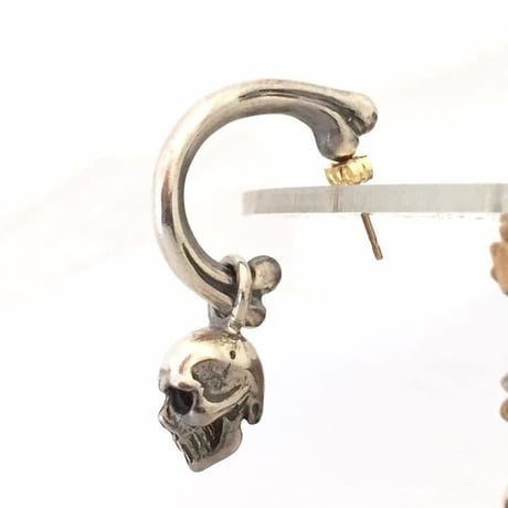 Skull Charm Pierce[Atelier Shima]