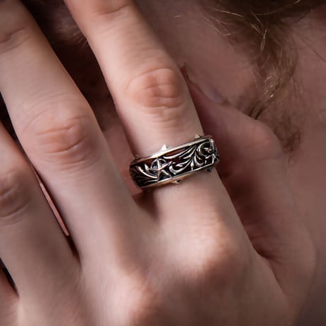 【即納可能！】スターカフリング　～Star cuff ring～[ArtemisKings]