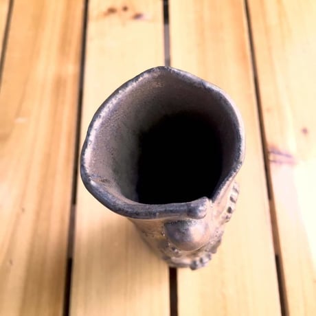 【SOLD OUT！】サクリファイス花器　[大友窯SKULL]