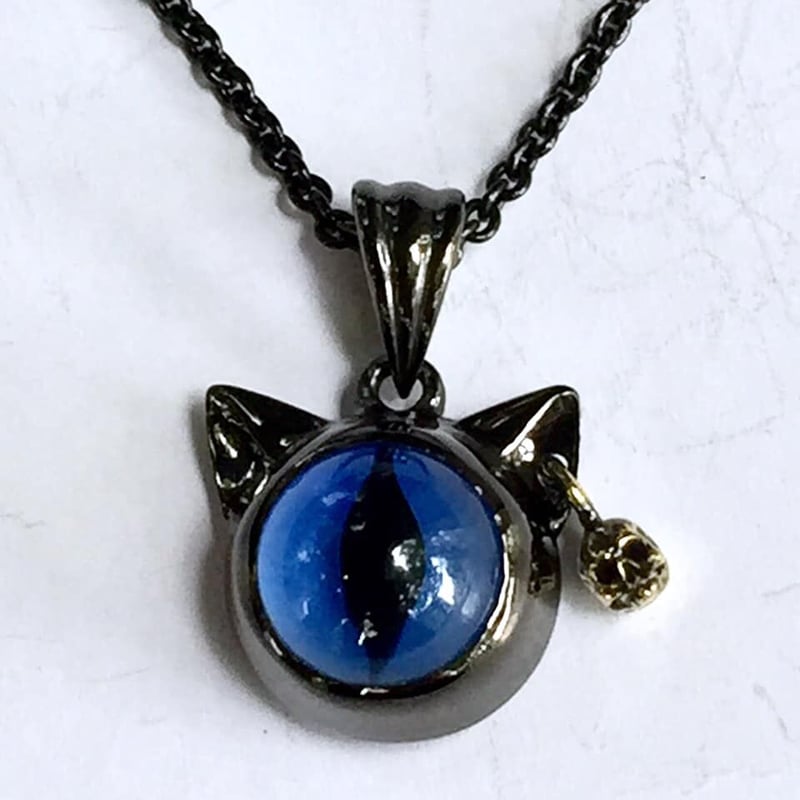 即納可能!!】☆蛇骨堂限定☆ 黒にゃんぴすペンダント | 上州 即納可能!!】☆蛇骨堂限定☆ 黒にゃんぴすペンダント | 上州