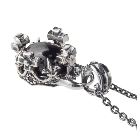 【即納可能！】オーバルクラウンペンダントブラックスター ～Oval Crown Pendant Black Star～［Artemis Kings］