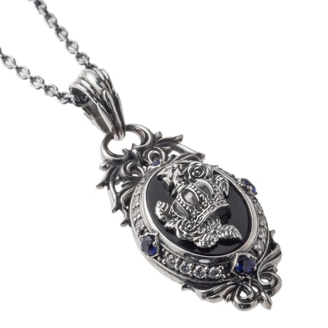 【即納可能！】黒薔薇ペンダント　～Black rose pendant～ ［Artemis Kings］