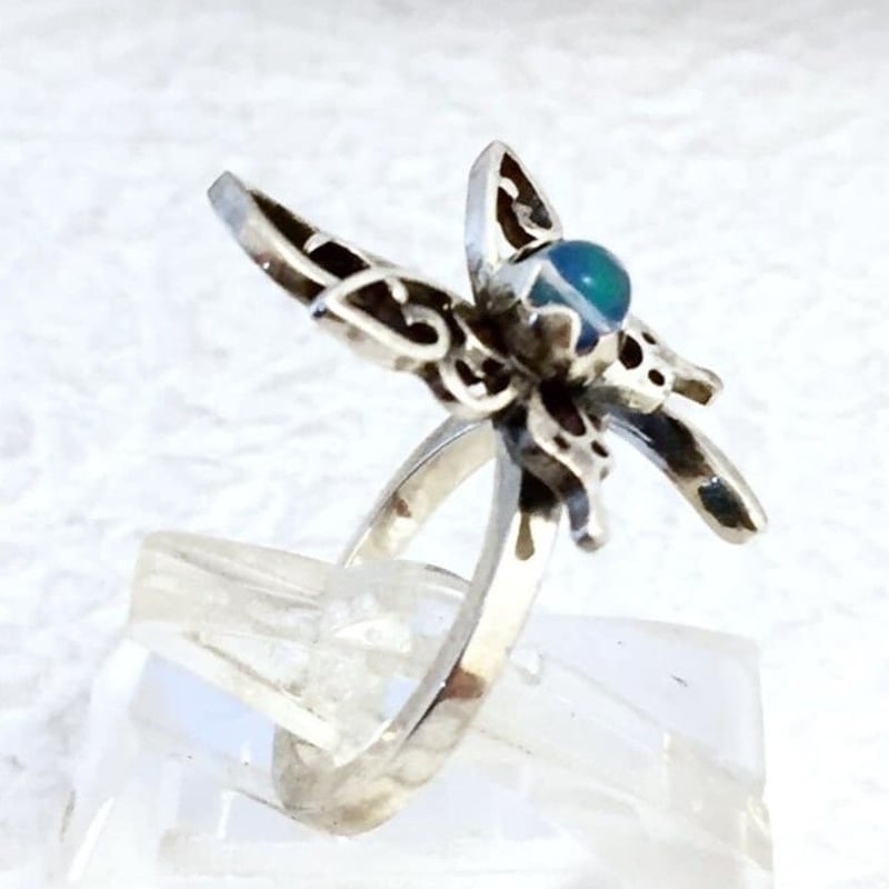 林檎と蝶 オパールと蝶（リング）［林檎屋］ | 上州本店 蛇骨堂