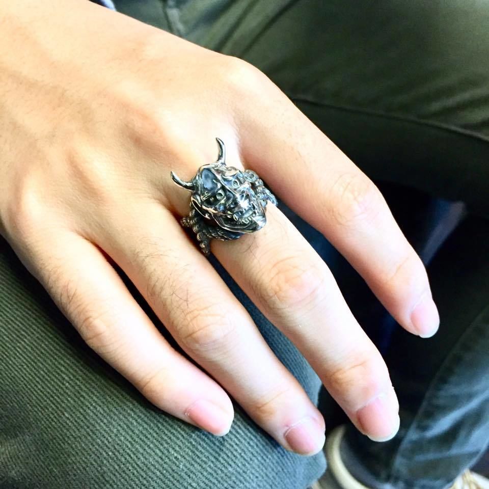 即納可能サイズ有り！】般若ノ指輪［銀燭］ | 上州本店 蛇骨堂