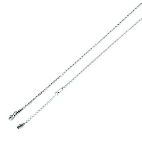 【即納可能！】45-50cm ステンレスフレンチロープチェーン（2.3mm）