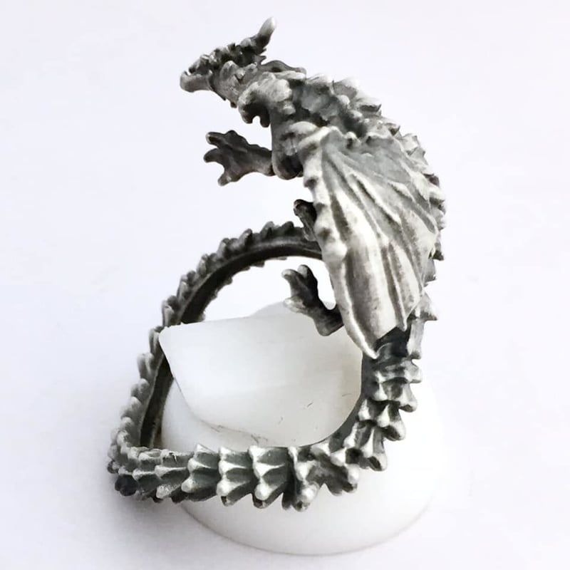 即納可能！】尻尾で巻き付きドラゴン（リング）［林檎屋］ | 上州本店