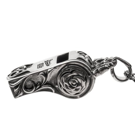 【即納可能！笛のペンダント】ローズホイッスルペンダント ~Rose whistle pendant~　[ArtemisClassic]
