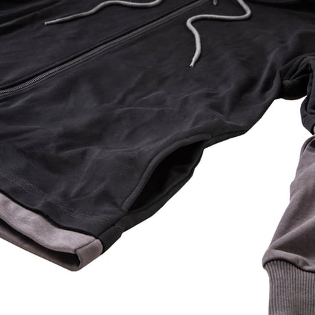 【即納可能！】レイヤードジップアップパーカー　~Layered zip up hoodie~　［Artemis Classic］