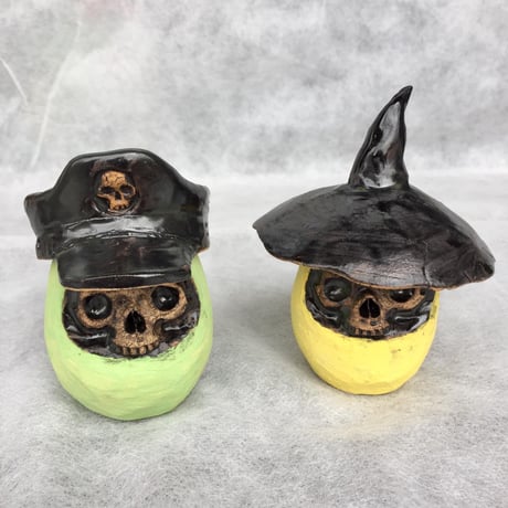 【SOLD OUT！】帽子～ドクロダルマ専用帽子～[大友窯SKULL]