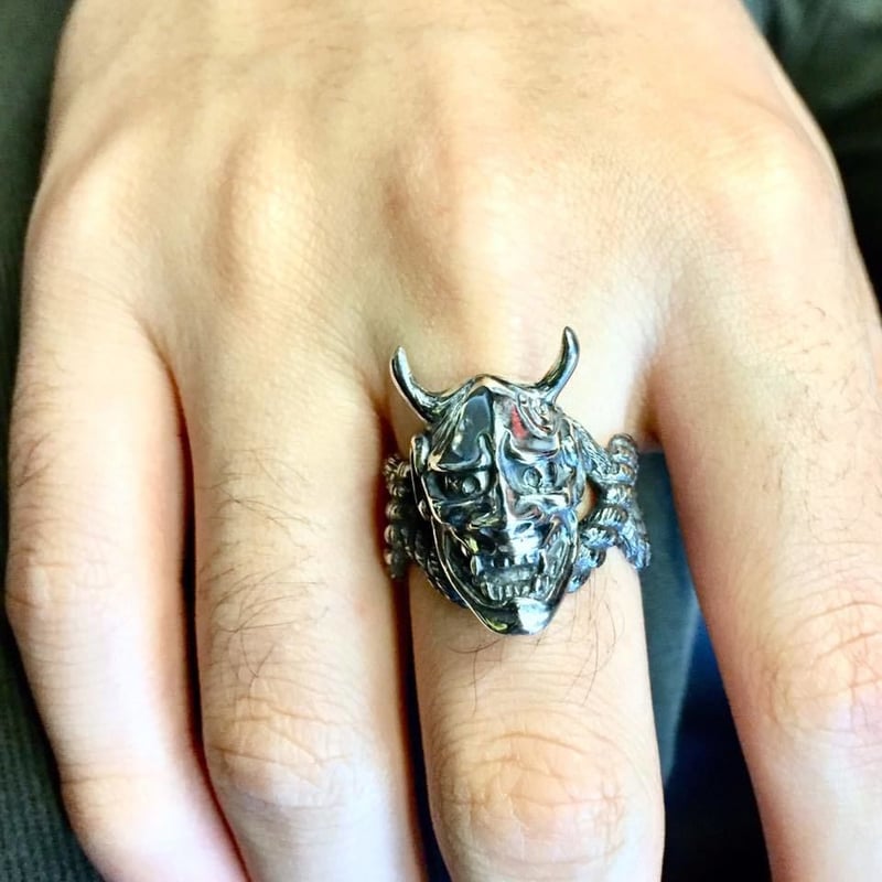 即納可能サイズ有り！】般若ノ指輪［銀燭］ | 上州本店 蛇骨堂