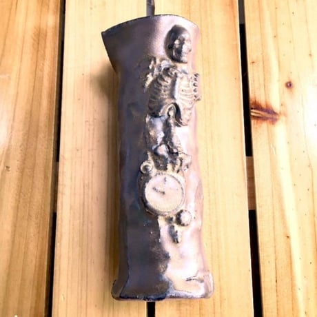 【SOLD OUT！】サクリファイス花器　[大友窯SKULL]