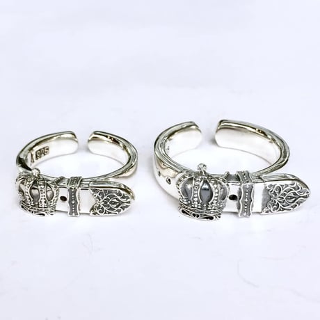 【即納可能サイズあり！】クラウンベルトリング　~Crown belt ring~[ArtemisKings]