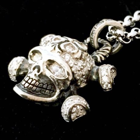 【SOLD OUT!】★蛇骨堂限定販売★パイレーツスカルチャーム（ペンダントトップ）