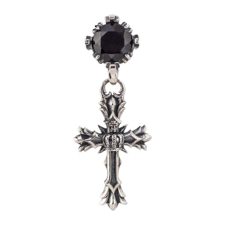 【即納可能！】クロスクラウンピアス　～Cross crown earring～［Artemis Kings］