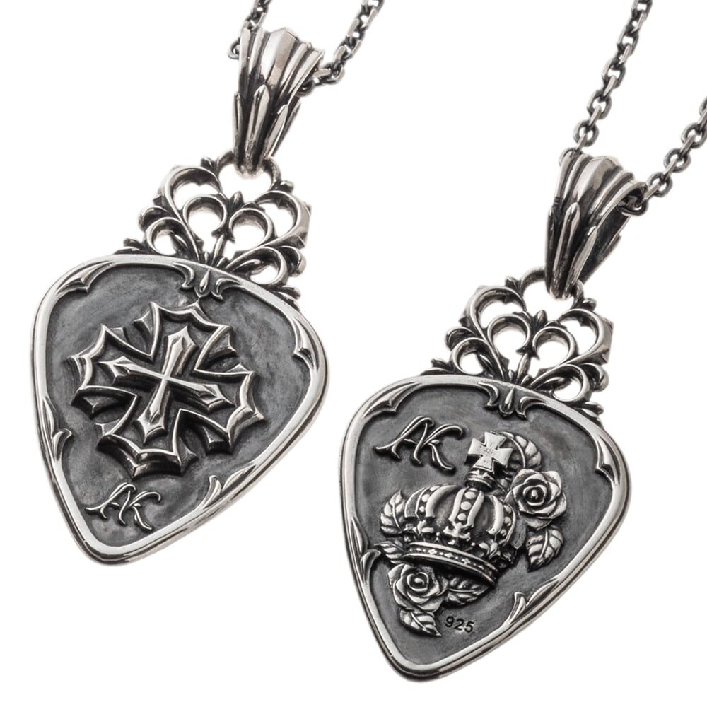 即納可能！ピック型ペンダント】キングスギターピックペンダント