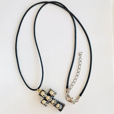 【SOLD OUT！！】ドクロネックレス　[ 大友窯SKULL ]