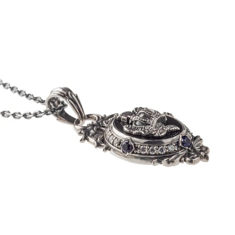 【即納可能！】黒薔薇ペンダント　～Black rose pendant～ ［Artemis Kings］