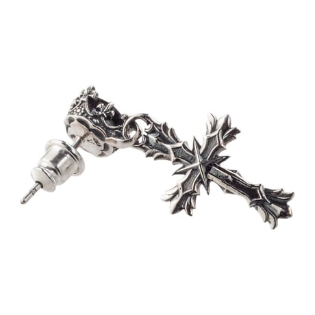 【即納可能！】クロスクラウンピアス　～Cross crown earring～［Artemis Kings］