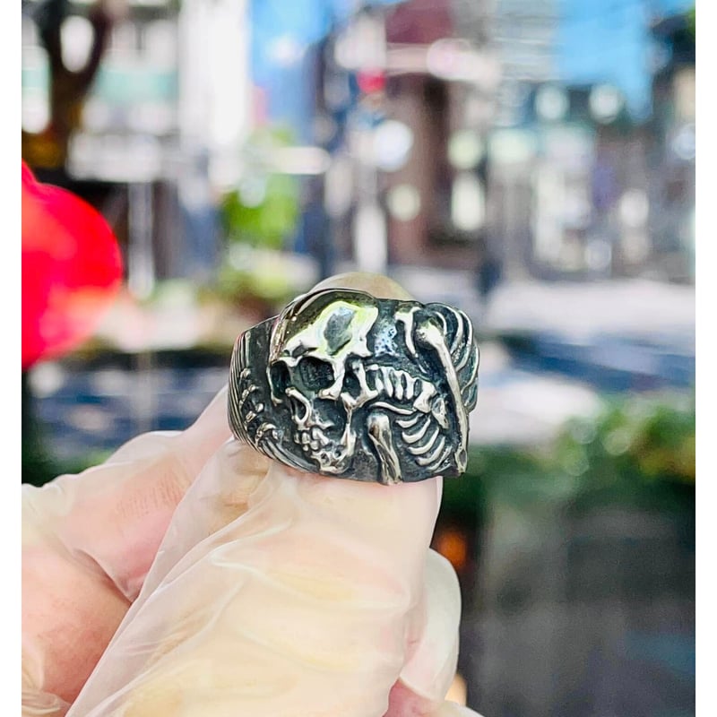 がしゃどくろ（リング）［銀燭］ | 上州本店 蛇骨堂