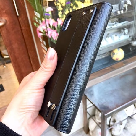 【50％OFF！SALE！！】本革アイフォンXS　MAX　ブックケース