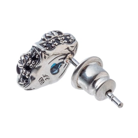 【即納可能！】ロンバスブルトパピアス　~Rhombus blue topaz earrings~［Artemis Classic］