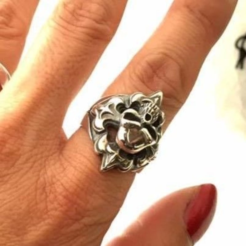 アトリエシマ ヘビークロスリング 4号 美品 アトリエシマ ヘビークロスリング