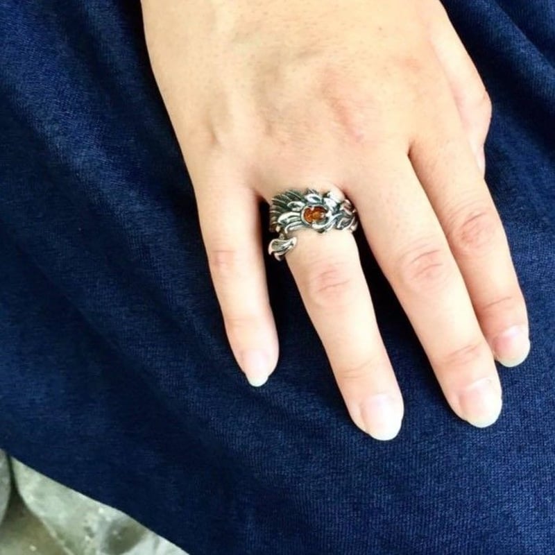 不死鳥モチーフの指輪】フェニックスナローリング［Artemis Classic