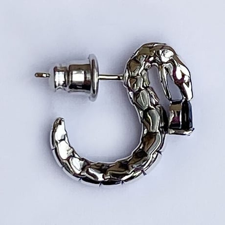 【蛇のピアス】サーペントバイパーシルバーピアス［Bizarre］