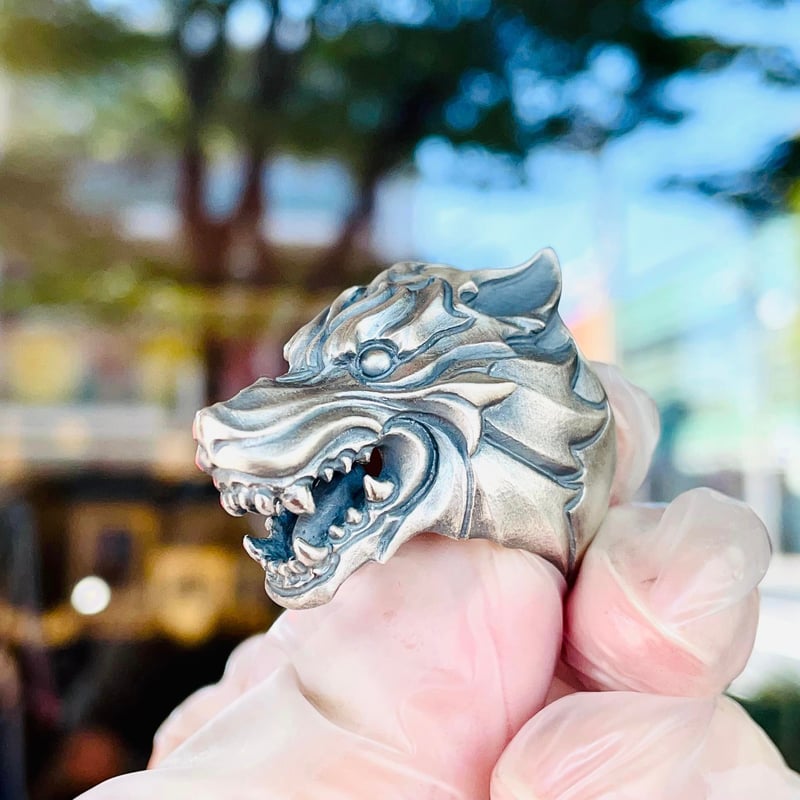 即納可能！狼の指輪】6R-013 （リング）［GLAM SCALE］ | 上州本店 蛇骨堂