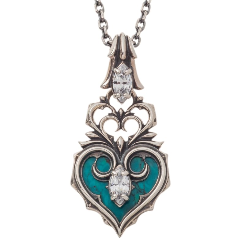 即納可能！ハートのペンダント】ハートオブジオーシャンペンダント