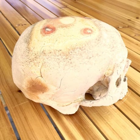 【即納可能！】髑髏～焼き締めオブジェ大～[大友窯SKULL]