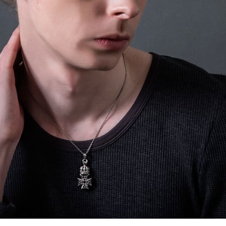 クラウンアイアンクロスペンダント　～Crown iron cross pendant～［Artemis Kings］