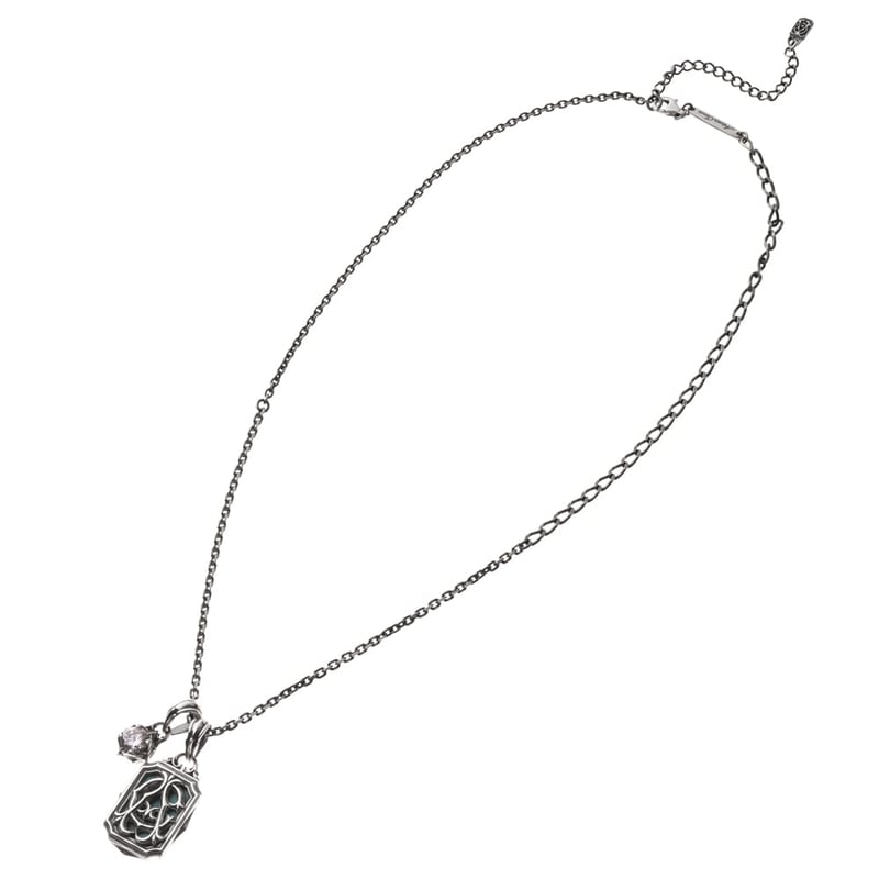 即納可能！チェーン付きペンダント】 ダブルモノグラムペンダント