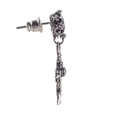 【即納可能！】クロスクラウンピアス　～Cross crown earring～［Artemis Kings］