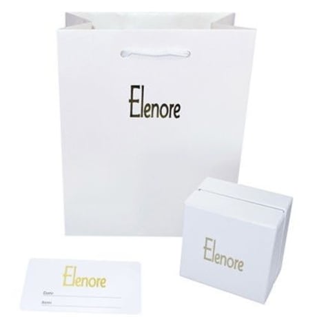 サークルプレートピアス［Elenore Jewelry］