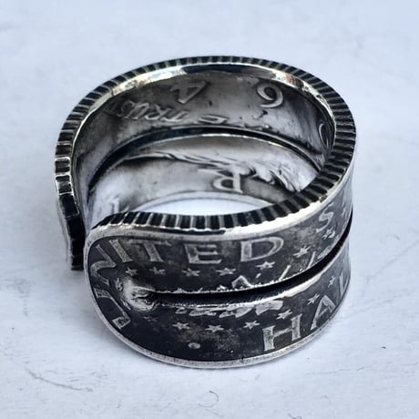 【SOLD OUT！】リングサイズ＃9号　ケネディコインリング［DOWNTON DIVISION］