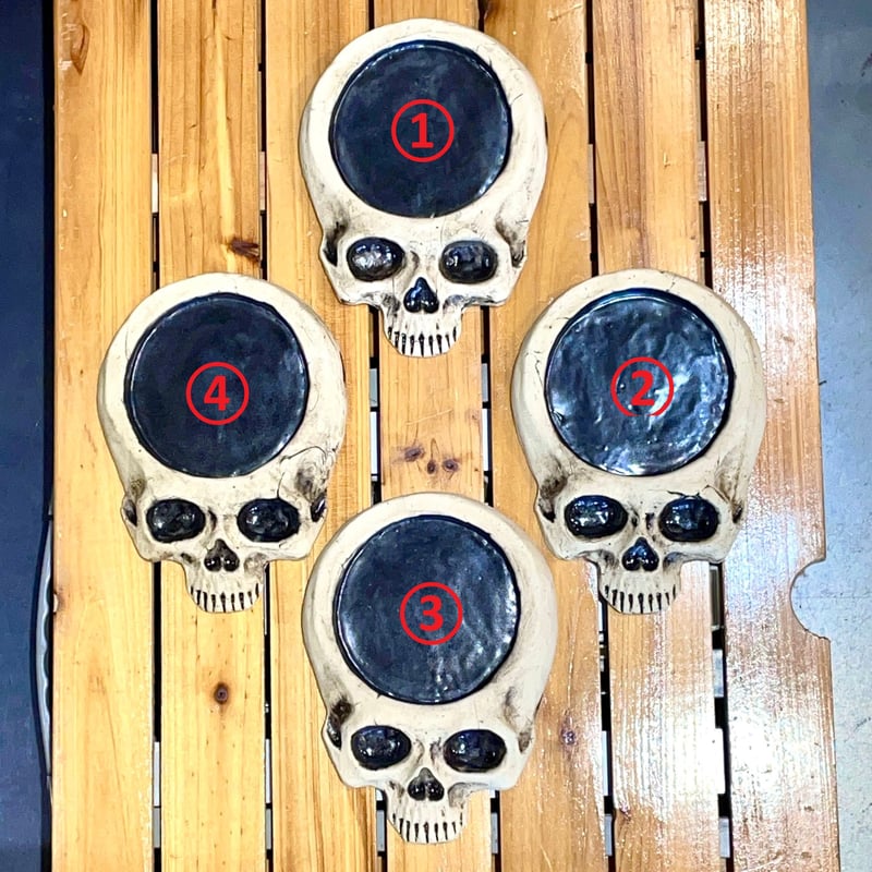 即納可能！】ドクロ皿［大友窯SKULL］ | 上州本店 蛇骨堂