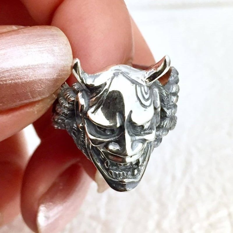 即納可能サイズ有り！】般若ノ指輪［銀燭］ | 上州本店 蛇骨堂