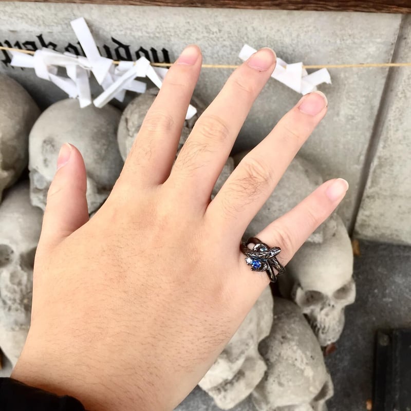 蛇の指輪】シーサーペントコイル 蛇 シルバーリング［Bizarre］ | 上州