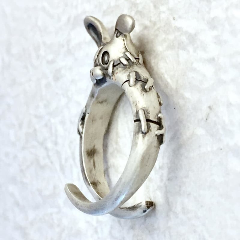 即納可能！】つぎはぎウサギ（リング）［林檎屋］ | 上州本店 蛇骨堂