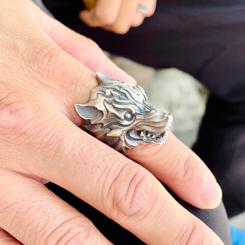 即納可能！狼の指輪】6R-013 （リング）［GLAM SCALE］ | 上州本店 蛇骨堂