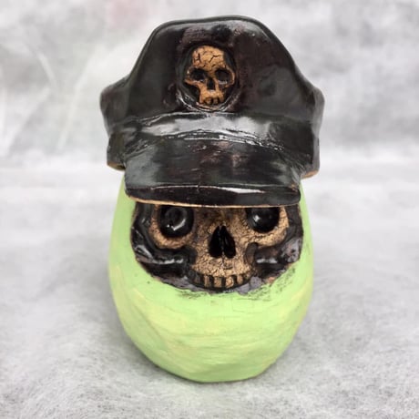 【SOLD OUT！】帽子～ドクロダルマ専用帽子～[大友窯SKULL]