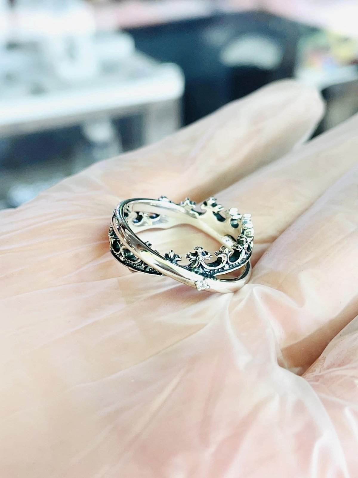 即納可能！王冠とインフィニティの指輪】無限リング［Artemis