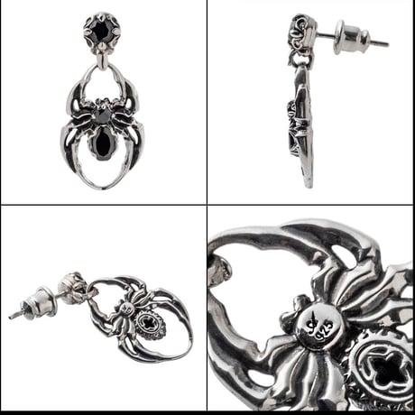 【即納可能！】スパイダーピアス　～Spider earrings～［Artemis Classic］