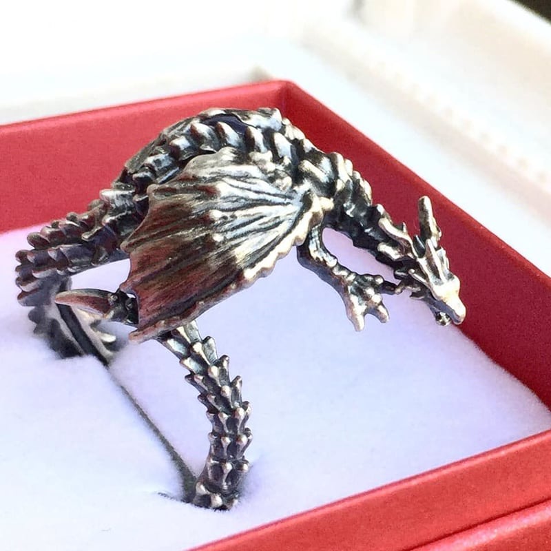 即納可能！】尻尾で巻き付きドラゴン（リング）［林檎屋］ | 上州本店