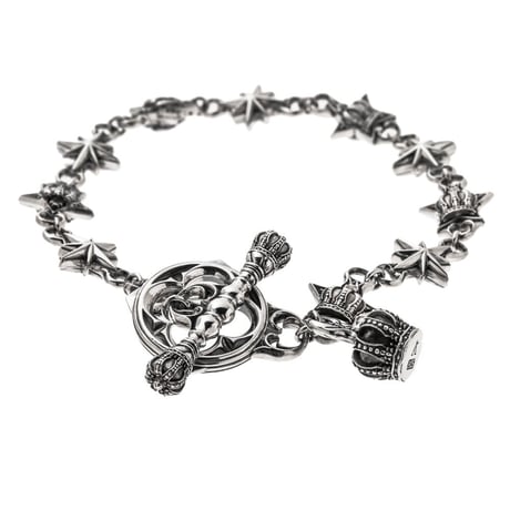 スタークラウンTバーブレス　～Star crown T bar bracelet～ ［Artemis Kings］
