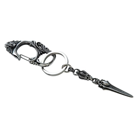 【即納可能！】スカルクラウンダガーキーホルダー ~Skull Crown Dagger Keyholder~［Artemis Kings］
