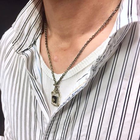 【SOLD OUT!】★蛇骨堂限定販売★クロスクワトロフォイルオニキスチャーム