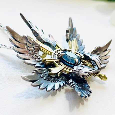 【SOLD OUT！】天使Ver.1・ラズライトインクォーツ（ペンダントトップ）［林檎屋］